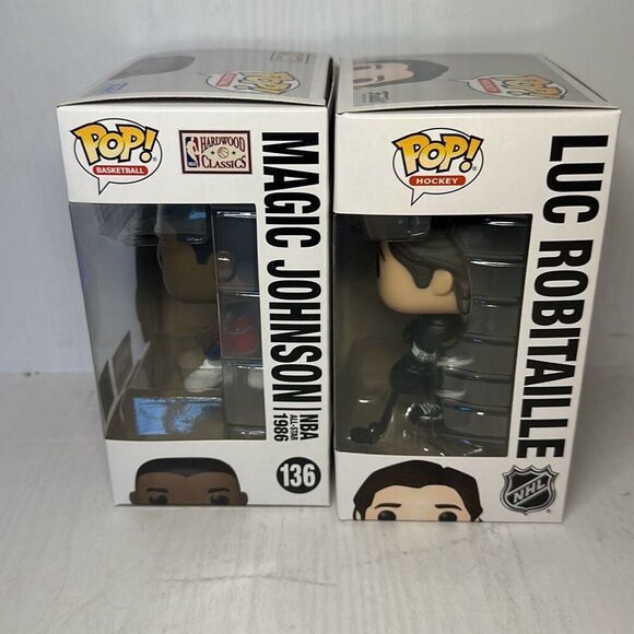Luc Robitaille Los Angeles Kings NHL Funko Pop! Legends Magic Johnson # 136 - Picture 4 of 7